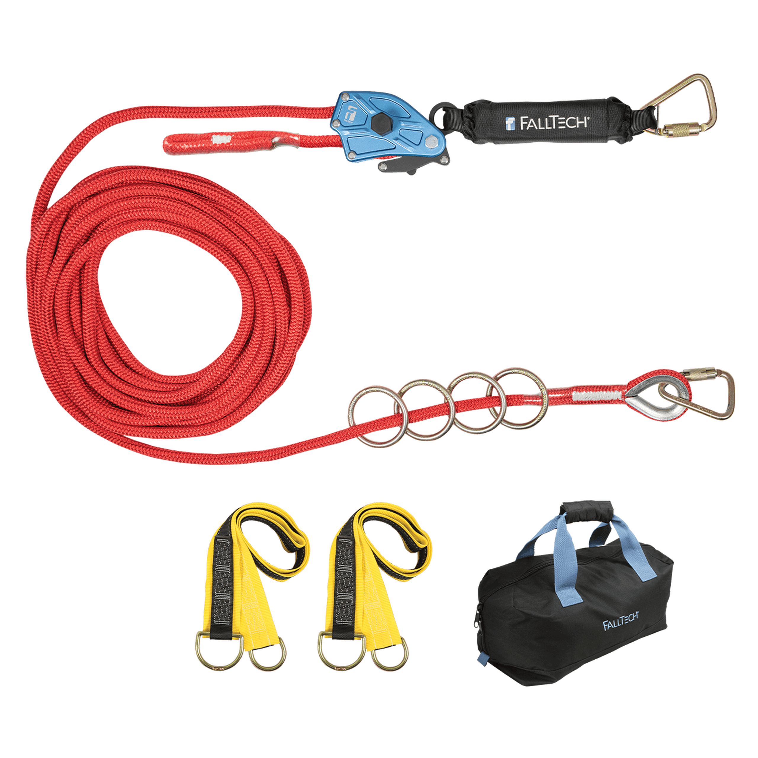 FallTech 4-Person Temp Rope HLL System