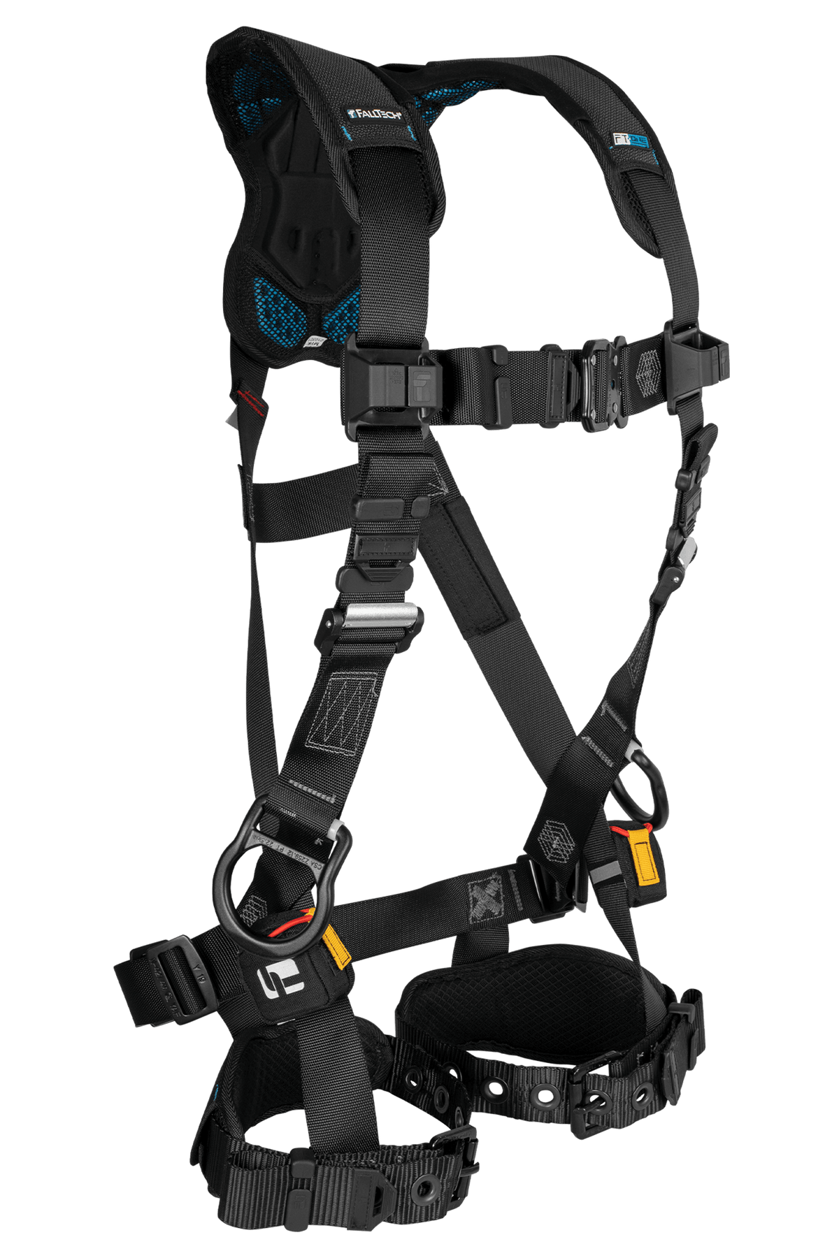 FallTech 81293D FT-One Fit™ 3D Standard Non-Belted Women's Full Body Harness, Tongue Buckle Leg Adjustments