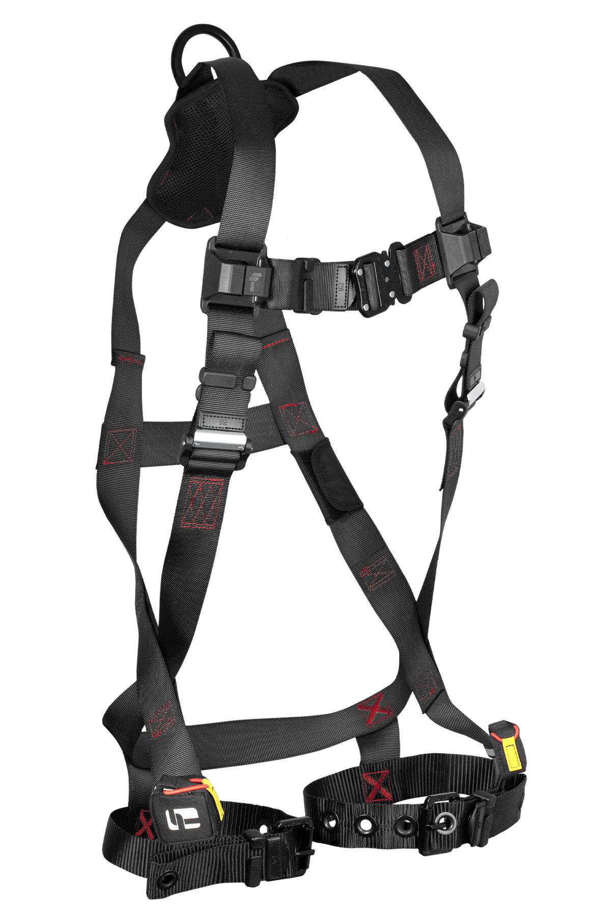 FallTech 8143 FT-Iron 1D Standard Non-Belted Full Body Harness, Tongue Buckle Leg Adjustment (each)