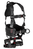FallTech 8144 FT-Iron 3D Construction Belted Full Body Harness, Tongue Buckle Leg Adjustment (each)