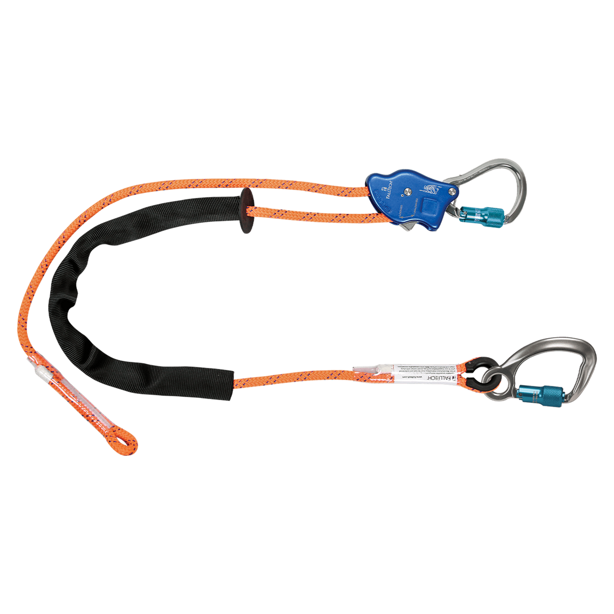 FallTech 8165E Tower Climber® Rope Positioning Lanyard with Aluminum Adjuster with Aluminum Carabiners (each)