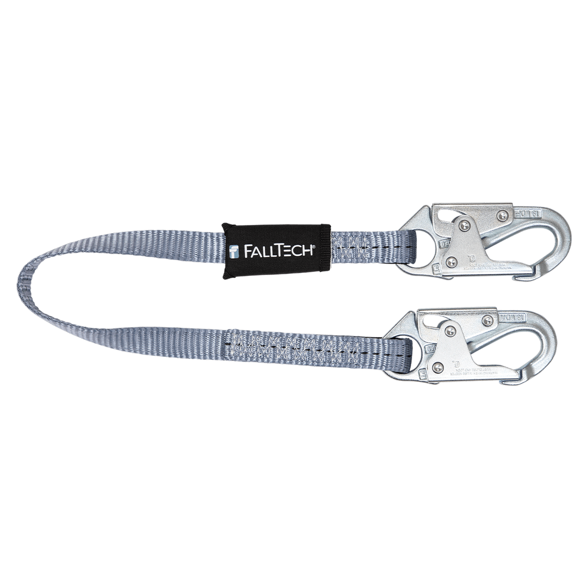 FallTech 8203 3' Web Restraint Lanyard, Fixed-length with Steel Snap Hooks (each)