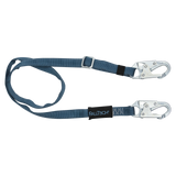 FallTech 820912 7' to 12' Adjustable Length Restraint Lanyard with Steel Snap Hooks (each)