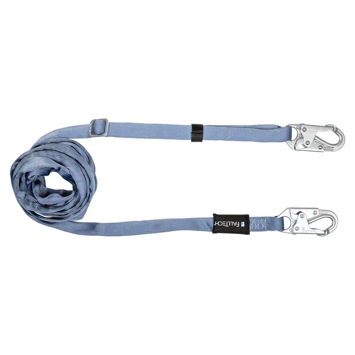 FallTech 820920 11' to 20' Adjustable Length Restraint Lanyard with Steel Snap Hooks (each)