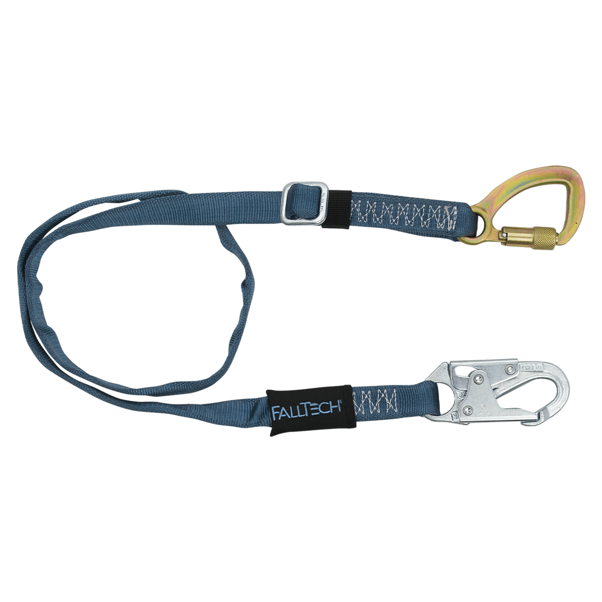 FallTech 82095K 4' to 6' Adjustable Length Restraint Lanyard with Steel 5k Carabiner (each)