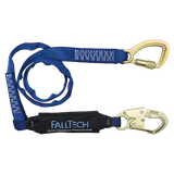 FallTech 8241 6' WrapTech® Energy Absorbing Lanyard, Single-leg with Steel 5k Tie-back Carabiner (each)