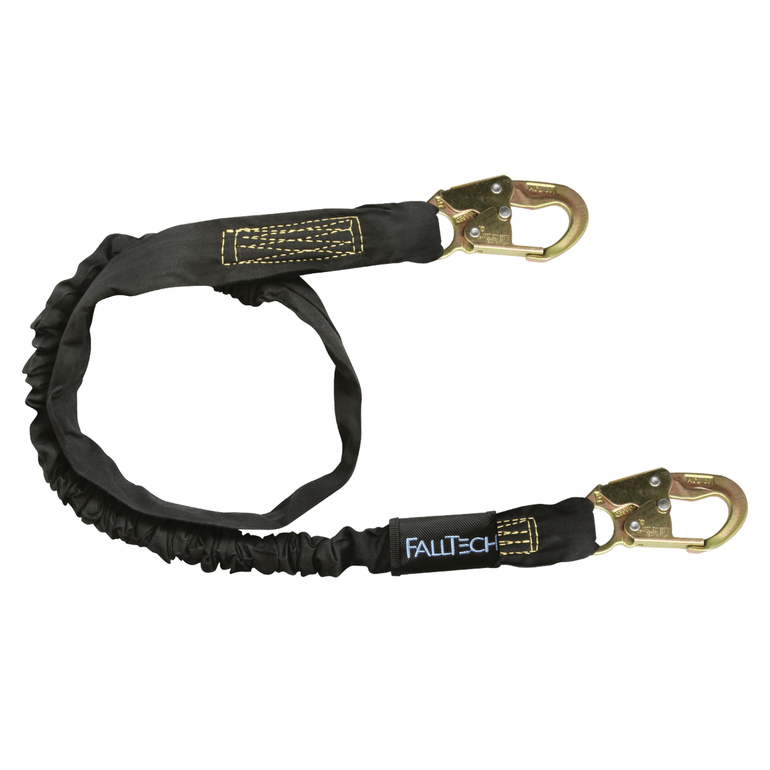 FallTech 8243 6' WeldTech® Nomex® Energy Absorbing Lanyard, Single-leg with Steel Snap Hooks (each)