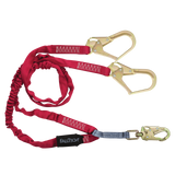 FallTech 8247Y3 6' Ironman® Internal 12' free fall Lanyard, Double-leg with Steel Connectors (each)