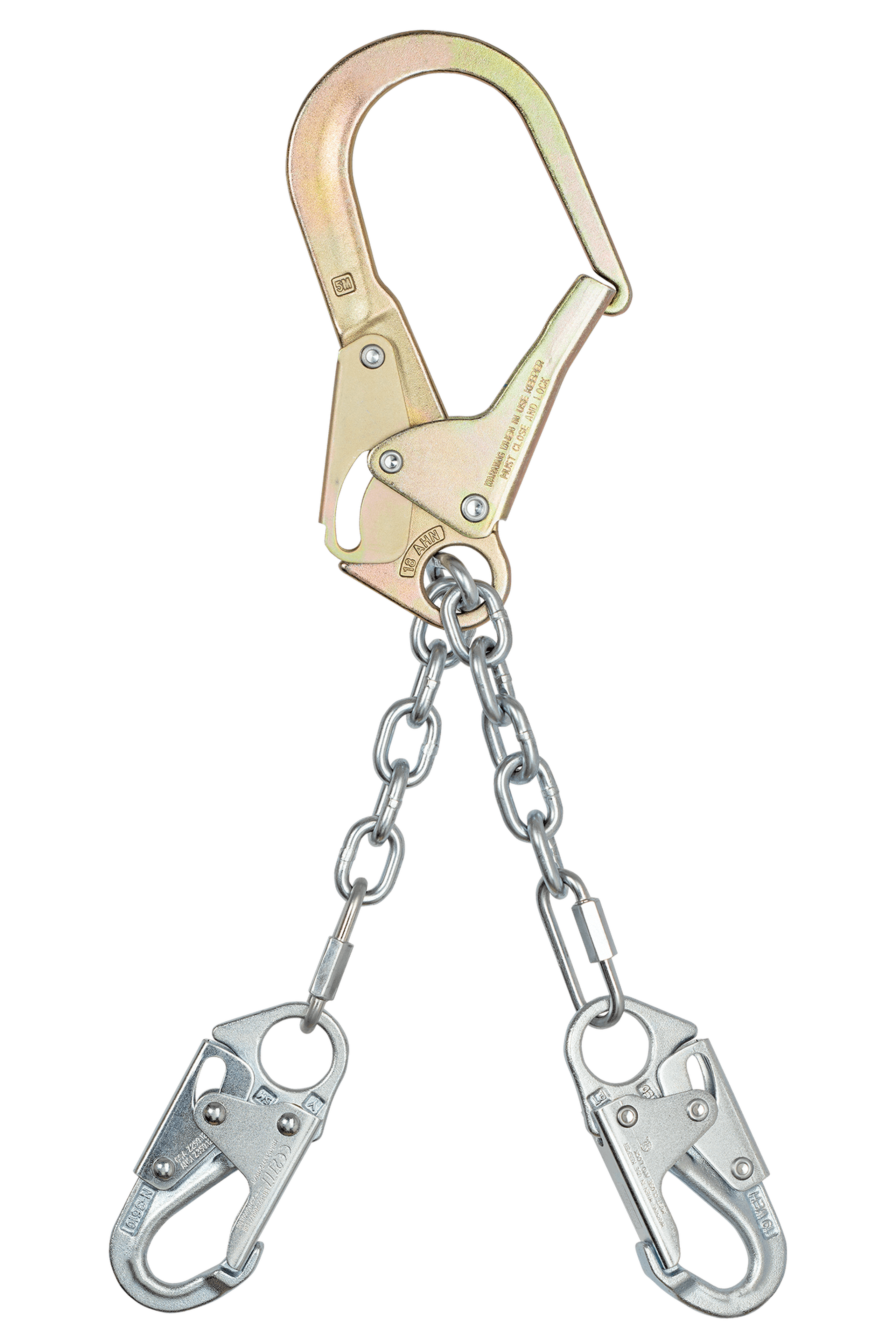 FallTech 8252LT 21" Premium Rebar Positioning Assembly with GR 43 Chain with Non-Swivel Rebar Hook (each)
