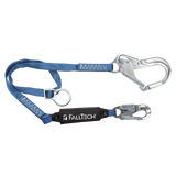 FallTech 825623A 6' ViewPack® Tie-back Energy Absorbing Lanyard, Single-leg with Aluminum Connectors (each)