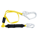 FallTech 8256LT3 6' Soft Pack FT Basic® Energy Absorbing Lanyard, Single-leg with Steel Connectors (each)