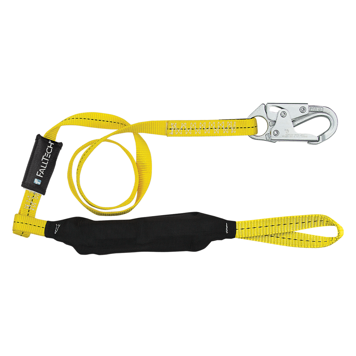 FallTech 8256LTL 6' Soft Pack FT Basic® Energy Absorbing Lanyard, Single-leg with Choke-loop (each)