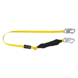 FallTech 8256LT 6' Soft Pack FT Basic® Energy Absorbing Lanyard, Single-leg with Steel Snap Hooks (each)