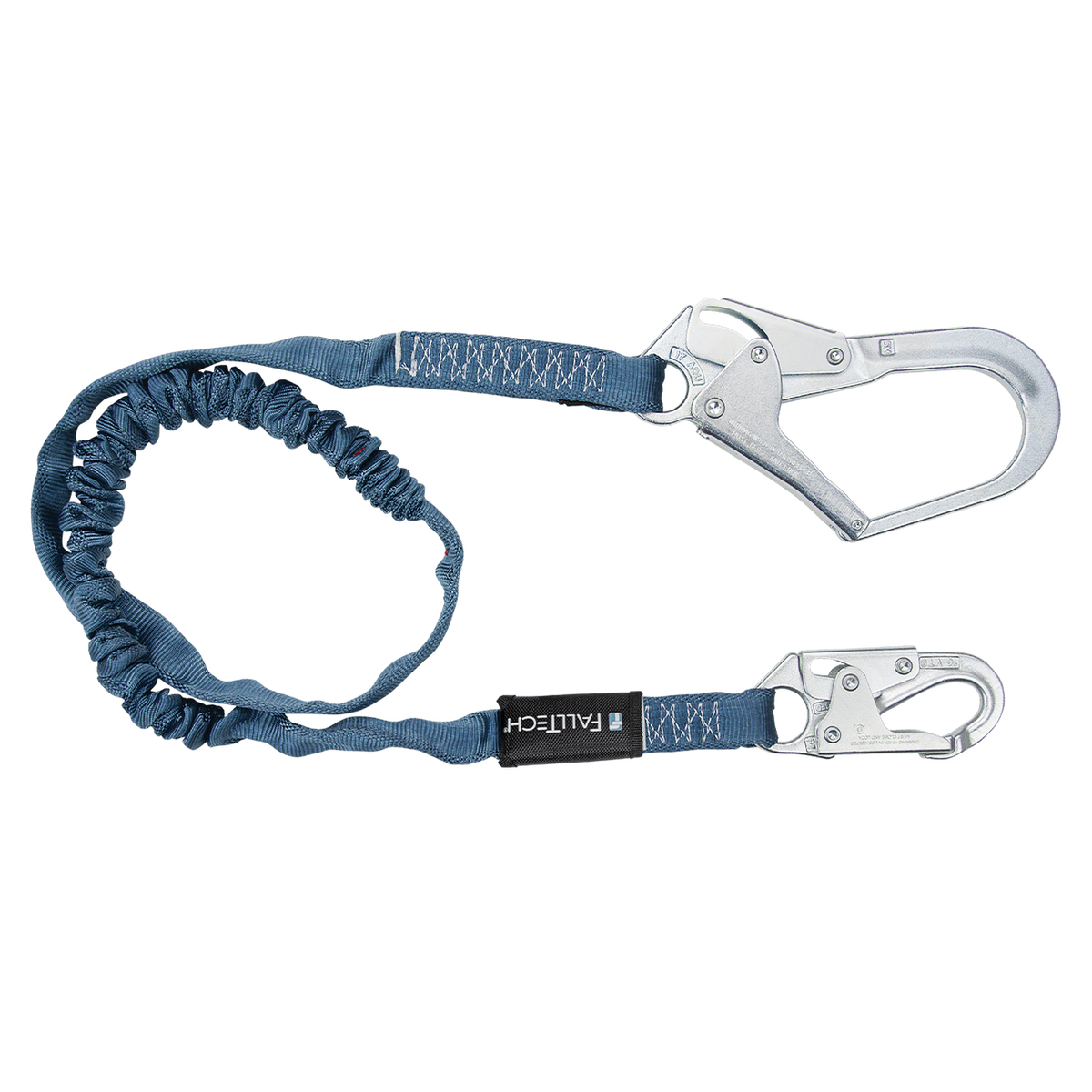 FallTech 82593 6' Internal Energy Absorbing Lanyard, Single-leg with Steel Connectors (each)