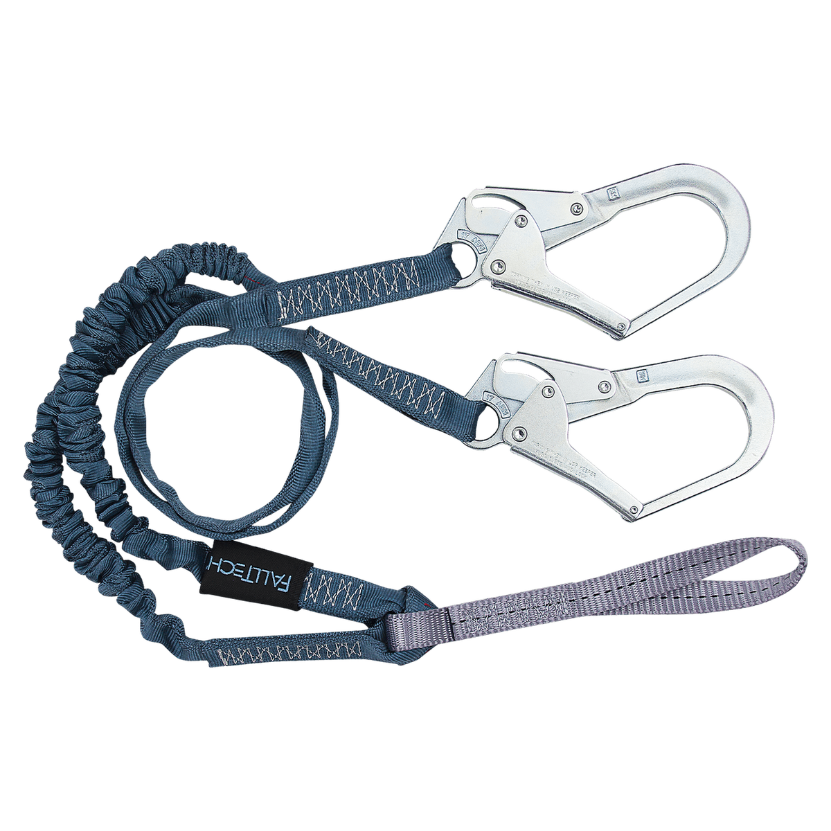 FallTech 8259Y3L 6' Internal Energy Absorbing Lanyard, Double-leg with Choke-loop (each)