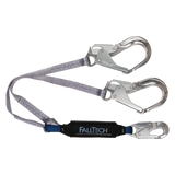 FallTech 8260734A 4' ViewPack® Energy Absorbing Lanyard, Double-leg with Aluminum Connectors (each)