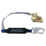 FallTech 8355 Trailing Rope Adjuster with Park Function and 3' ViewPack® Energy Absorbing Lanyard (each)
