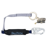 FallTech 8359 Hinged Trailing Stainless Steel Rope Adjuster with 3' ViewPack® Energy Absorbing Lanyard (each)
