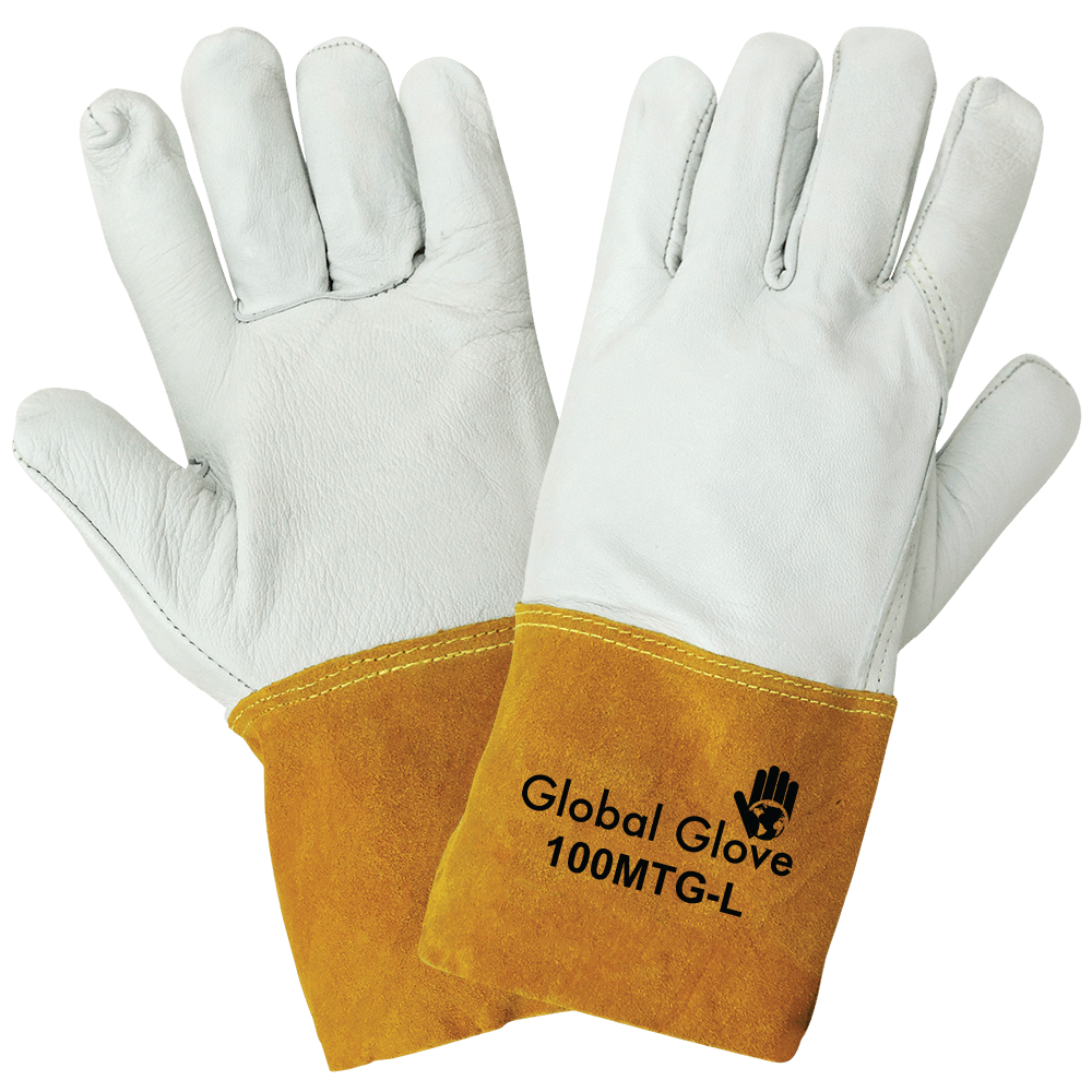 Global Glove & Safety 100MTG Premium Grain Goatskin Mig/Tig Welder Gloves