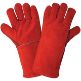 Global Glove & Safety 1200E Economy Grade Split Leather Welders Gloves