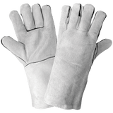 Global Glove & Safety 1200GE Economy Grade Split Cowhide Welder Gloves