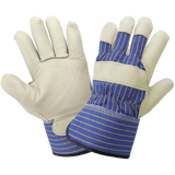Global Glove & Safety 1900 Premium Grain Cowhide Gunn Cut Leather Palm Gloves