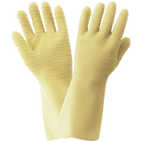 Global Glove & Safety 190ETC FrogWear® Wrinkle Patterned 22 Mil Unlined Natural Rubber Latex Unsupported Gloves, 13 Inch