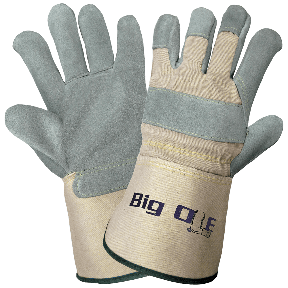 Global Glove & Safety 2100GC Big Ole® Premium Side Select Split Cow Leather Palm Gloves