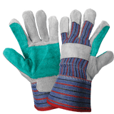 Global Glove & Safety 2300DP Economy Split Cowhide Double Palm Gloves