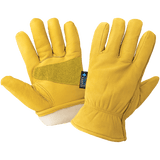 Global Glove & Safety 3100CTH Premium Insulated Water Resistant Grain Cowhide Leather Gloves, Reinforced Palm