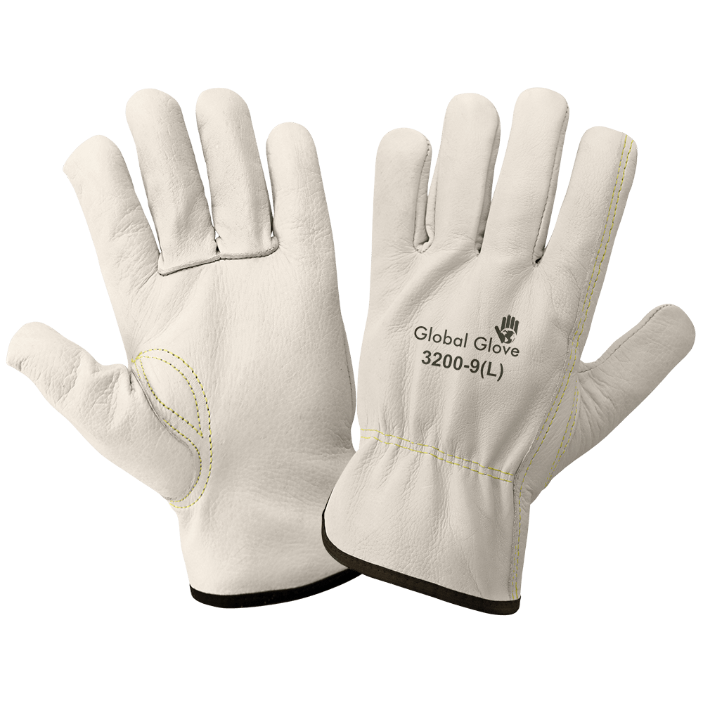 Global Glove & Safety 3200 Premium Grade Grain Cowhide Drivers