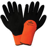 Global Glove & Safety 338INT Ice Gripster® Three Quarter Foam Rubber Coated Palm High Visibility Low Temperature, Cut A2
