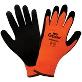 Global Glove & Safety 378INT Ice Gripster® Water Repellent Heavy Napped Rubber Coated High Visibility Low Temperature, Cut A2