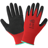 Global Glove & Safety 500MF Tsunami Grip® MF Double Dipped Mach Finish Nitrile Coated Gloves, Cut A1