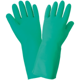 Global Glove & Safety 515 Unlined 12 Mil Green Nitrile Raised Diamond Pattern Grip Unsupported Gloves