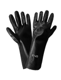 Global Glove & Safety 614R Economy 14 Inch Black PVC on Cotton Interlock Liner Solvent Resistant Gloves