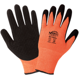 Global Glove & Safety 801 Tsunami Grip® High Visibility Heat Resistant Nitrile Dotted Palm, Cut A2