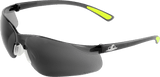 Global Glove & Safety BH2143AF Bass™ Smoke Anti-Fog Lens, Frosted Black Frame