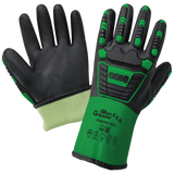 Global Glove & Safety CIA292 Vise Gripster® C.I.A. Premium Double Dipped PVC Nitrile Supported Gloves, Chemical Handling, Cut A4