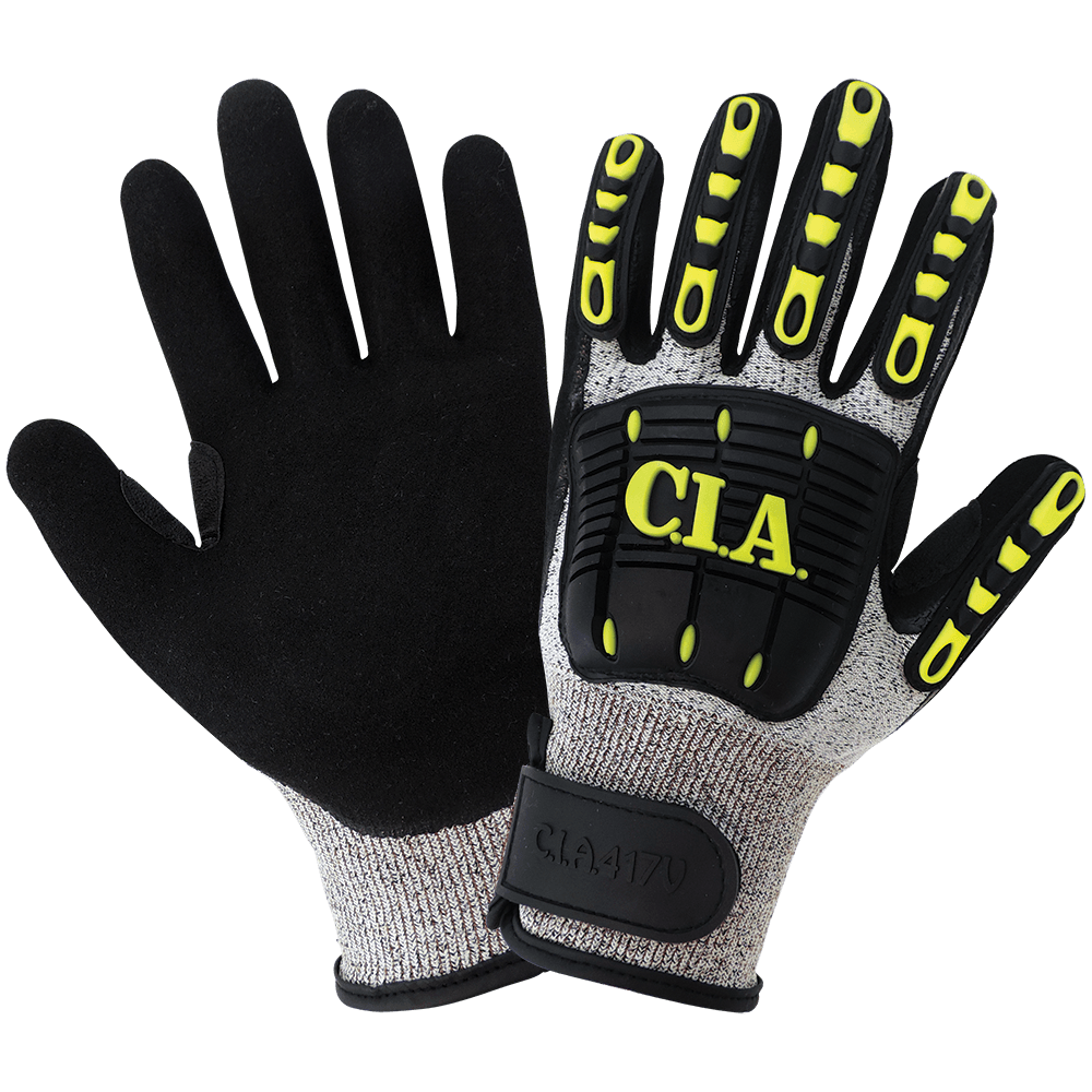 Global Glove & Safety CIA417V Vise Gripster® C.I.A. Nitrile Coated, Cut A2