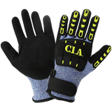 Global Glove & Safety CIA617V Vise Gripster, Nitrile Double Coated, Cut A5