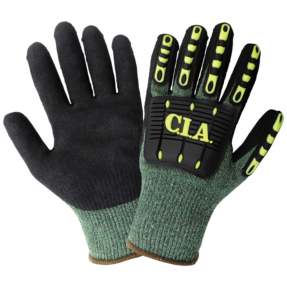 Global Glove & Safety CIA677 Vise Gripster® C.I.A. Performance Cut/Impact Resistant Gloves, Cut A7