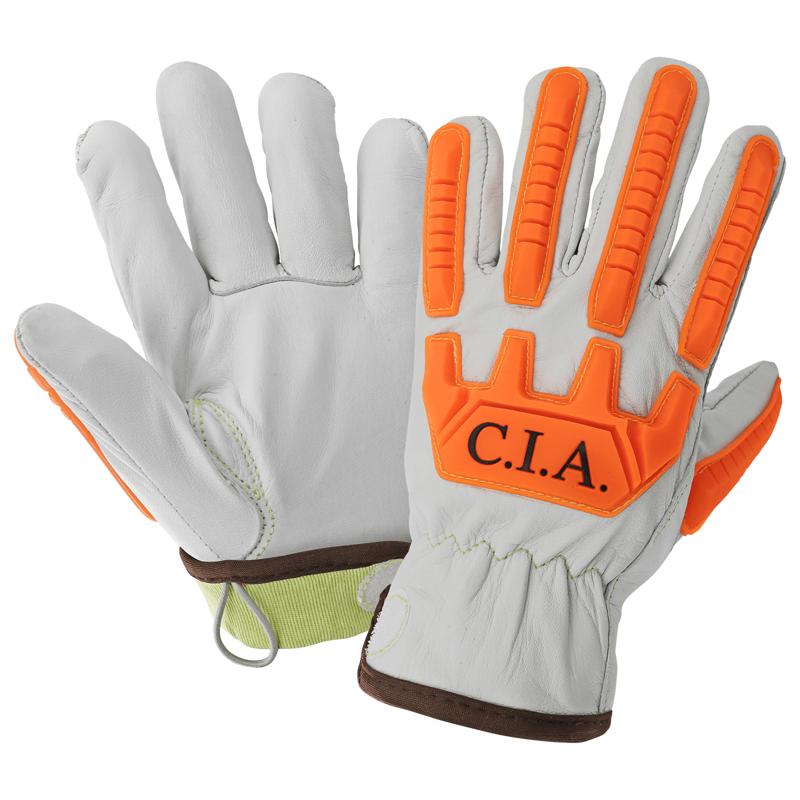 Global Glove CIA3800 - Impact, Oil, Water, Cut and Flame Resistant Grain Goatskin Gloves, Cut Resistant Glove, A4