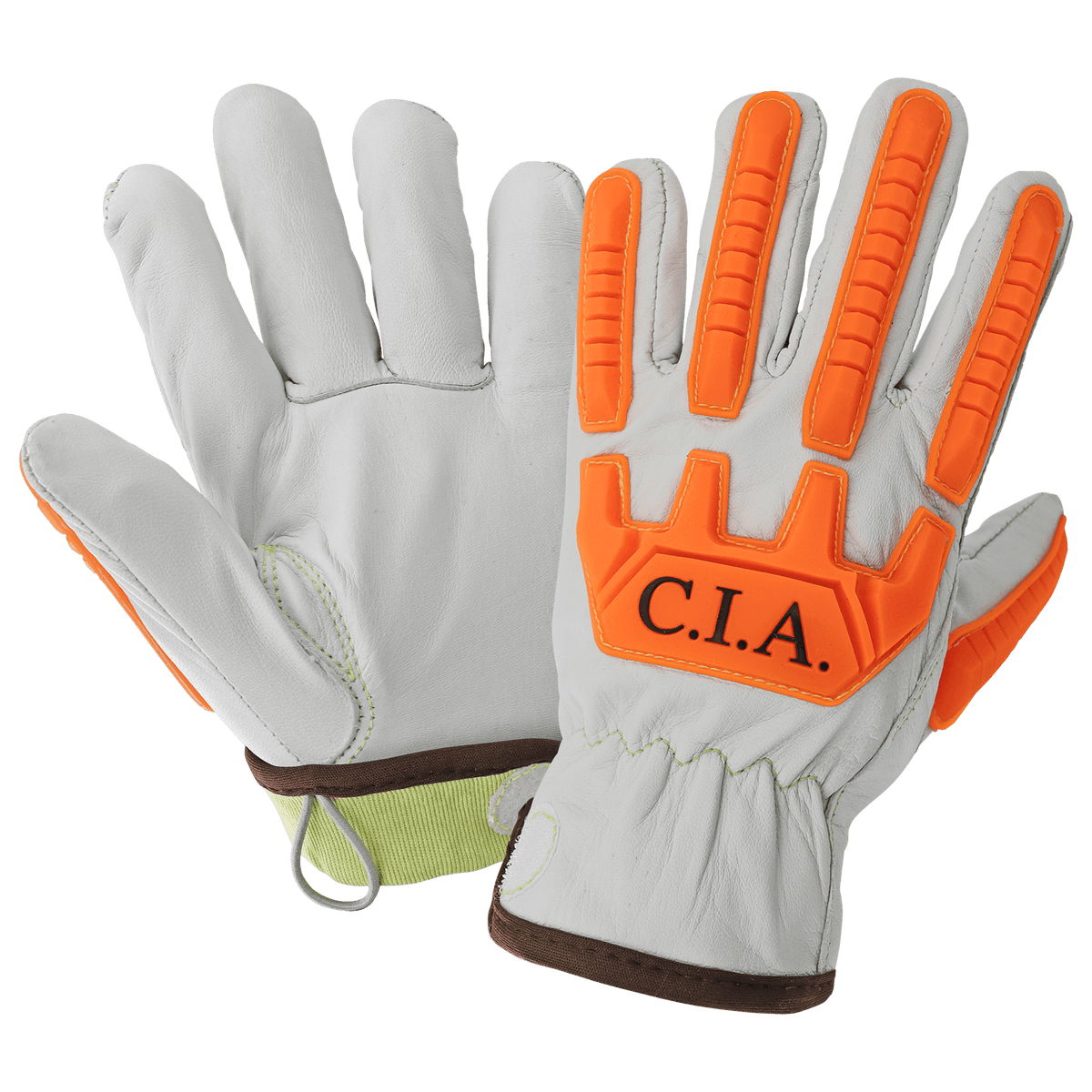 Global Glove & Safety CIA7900 Hi Vis, Cut, Impact Resistant Drivers Gloves, Cut A9