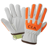 Global Glove & Safety CIA7900 Hi Vis, Cut, Impact Resistant Drivers Gloves, Cut A9