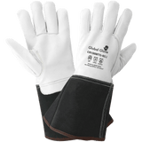 Global Glove & Safety CR100MTG Cut and Flame Resistant Premium Grain Goatskin Mig/Tig Welding Gloves, Cut A5