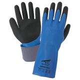 Global Glove & Safety CR592 FrogWear® Double Dipped Nitrile, Supported, Chemical Gloves, Cut A5