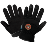 Global Glove & Safety HR3200INT Hot Rod Gloves® Black, Low Temperature, Insulated, Waterproof, Synthetic Leather Palm Performance Gloves, Spandex Back