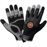 Global Glove & Safety HR8200 Hot Rod Gloves® Premium Synthetic Leather Palm Performance Mechanics, Impact Protection, Mesh Back