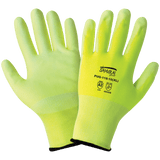 Global Glove & Safety PUG-118 Samurai Glove® High Visiblity PU Coated, Cut A2
